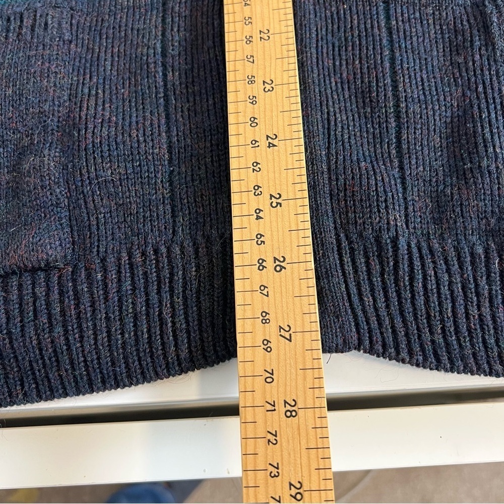 Vintage 1994 St Michael from Marks & Spencer Bluish Purple/Teal Cardigan Sweater - Picture 10 of 11